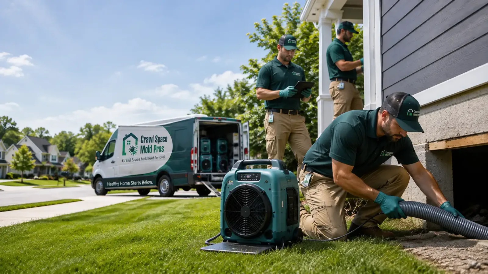 Crawl Space Mold Removal in Greenwich, KS